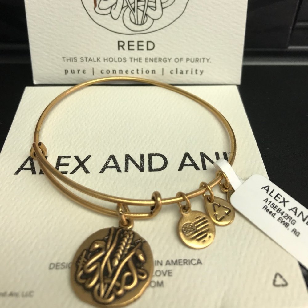 ALEX AND ANI Rulers of the Woods REED Bangle Bracelet